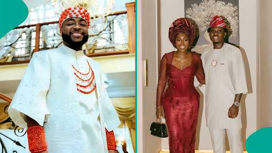 Davido joins Zlatan to beg rapper’s wife’s parents at wedding, video stirs online buzz