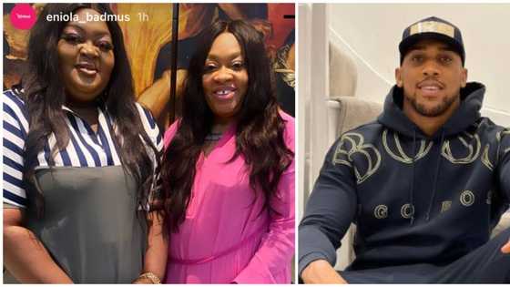 Eniola Badmus shares heartwarming moment she met Anthony Joshua's beautiful mum