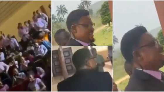 Students throw surprise birthday party for their HOD, video warms hearts as many calls out their lecturers