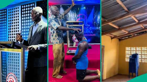 Young man revamps his father's church, shows final result, clip trends