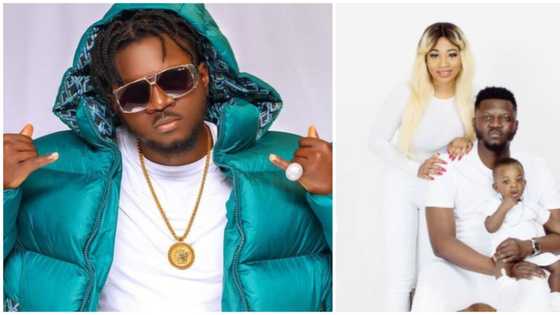 Nigerian rapper Base One marks son's first birthday with beautiful family photos