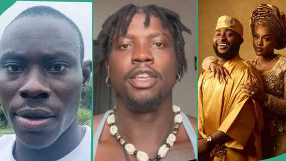 "VeryDarkMan did not spray money at Davido's wedding": Man shares his thoughts on Chivido 2024