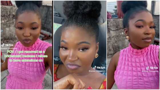 Lady removed as bridesmaid because she wants to wear her natural hair, videos reveal full gist