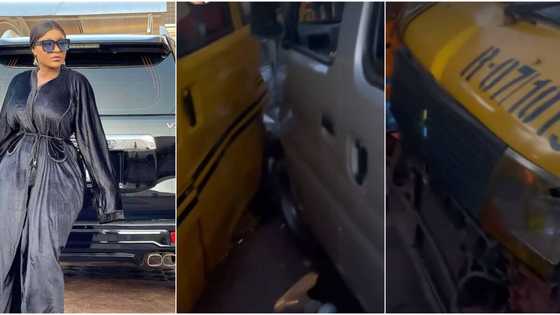 Madam, sorry you are a celebrity: Driver tells Destiny Etiko after bashing actress' car