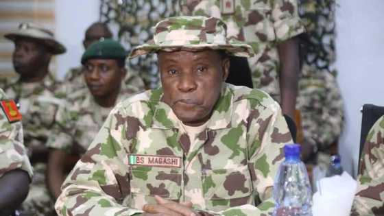 Breaking: Defence minister, service chiefs storm Borno state