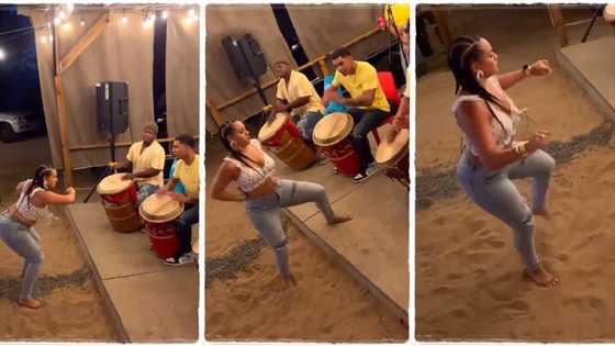 "Talent on display": Confident lady with shiny skin dances sweetly to native music, video goes viral