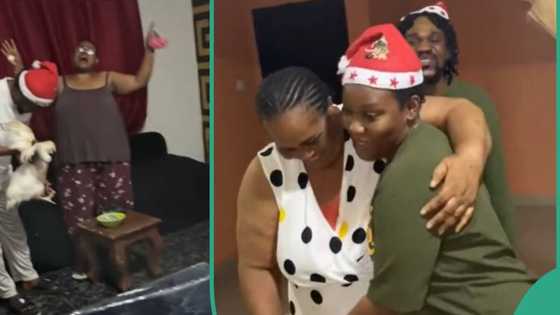“Even gateman got”: Young men gift neigbours live chicken on Christmas day, they react