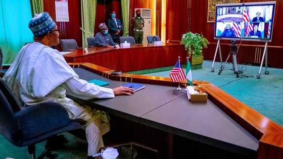 Da Ɗuminsa: Fadar Shugaban ƙasa ta bayyana abinda shugaba Buhari ya tattauna da sakataren Amurka