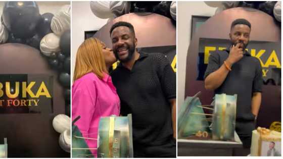 "He warned me but I had to": BBNaija's Ebuka's wife throws surprise 40th birthday party, shares sweet video