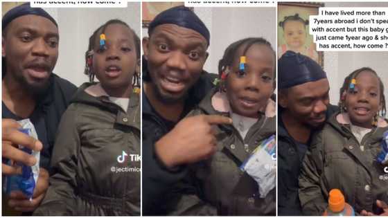 "I must take her back to Africa": Nigerian man says as little girl's accent changes after a year abroad