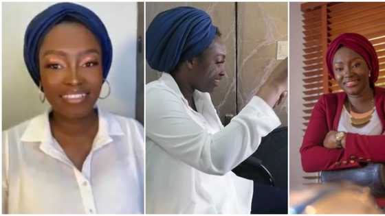 I feel like crying, Atiku's daughter Hauwa says after fixing lashes for the first time