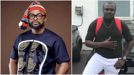 "No legit human pays N10m for table": Frank Ufomadu, Okon Lagos trade words over man arrested for kidnapping