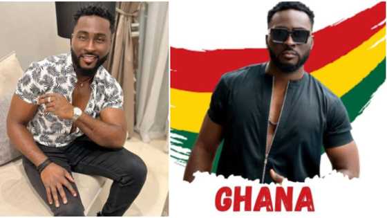 General Pere in Ghana: Crowd of fans storm Kotoka Airport to receive BBNaija reality star