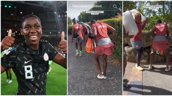 "See agba baller": Nigerian footballer Asisat Oshoala shows waist moves as she dances to Igbo song in video