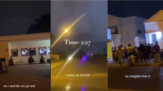 Trader speaks as hundreds of Nigerians queue up to withdraw money at 2am across the country