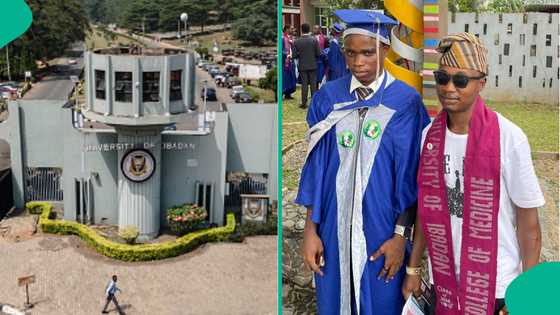 Man celebrates as brother schooling at University of Ibadan gets inducted into nursing profession