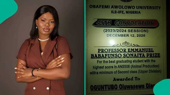 Graduate of Obafemi Awolowo University rises from 2.92 CGPA to first class, wins 2 awards