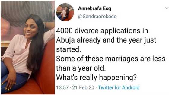 There are 4000 divorce applications in Abuja already this year - Abuja-based lawyer laments