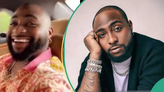 Nigerians call out Davido for smoking freely in front of policemen on duty, video goes viral