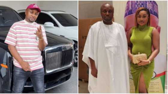 "Juju sharp shooter": Nigerians commend Davido's Isreal as new photo with wife shows off protruding stomach