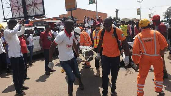 Tragedy as two-story building collapses on Nigerian pastor