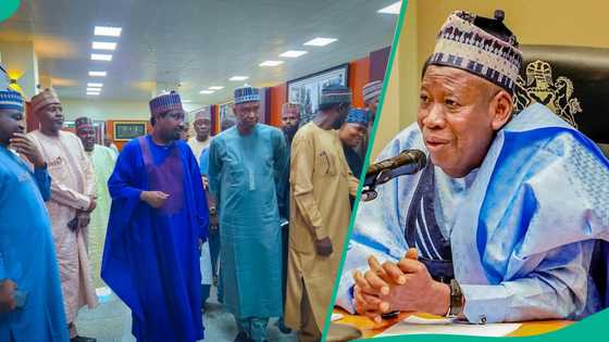 Dantata: Ganduje, Barau da jiga jigan APC sun dura a Madinah domin halartar jana'iza