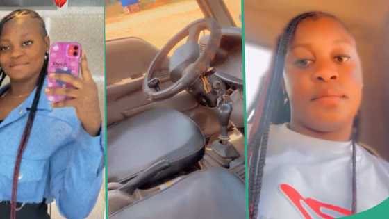 "God abeg": Lady unhappy on seeing vehicle of online boyfriend after they met, shares video