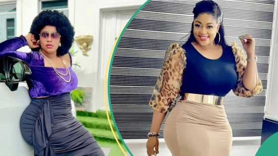 From exposing her body to covering up: How Omoborty changed her curvy shape with ten cute photos