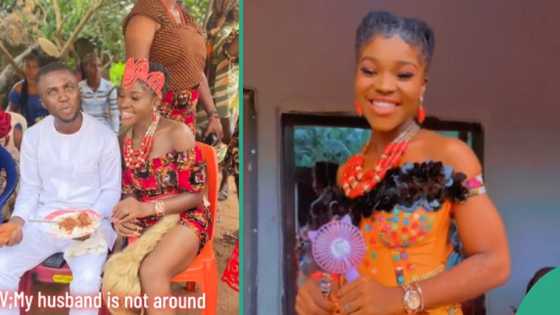 Video as Nigerian man represents his brother at his traditional wedding, acts as the groom