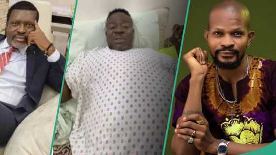 "Name any sick legend you've helped in the past": Uche Maduagwu drags Kanayo over Mr Ibu's sickness