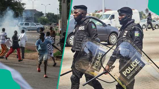 'Free Nnamdi Kanu' protest: Residents stranded as heavy security barricades major Abuja roads