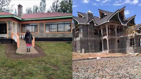 After building parents beautiful house in 2012, lady finally constructs her own mansion, see photos of palatial building