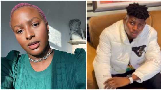 I eat amala: DJ Cuppy says, shares lovely video of her virtual date with Twitter fan on Valentine's Day