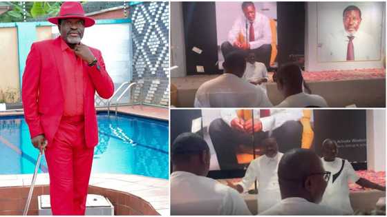 Kanayo at 60: Photos, videos as plenty of money rains at Nollywood actor's star-studded birthday party
