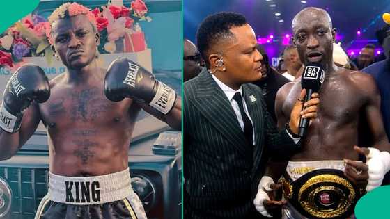 Confusion as Carter Efe leaks private message Portable Sent him after losing their boxing match