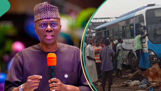 Lagos breaks silence after daylight robbers rob BRT bus passengers