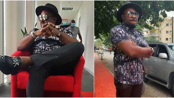 How dare you come for Jim Iyke: Hilarious reactions as actor slams troll who said he's short