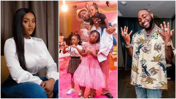 Chioma prays for Davido, wishes him Happy Father's Day, shares cute video of musician and Ifeanyi