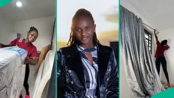 Lady sets up her housemaids bedroom, transforms neglected room into lovely space