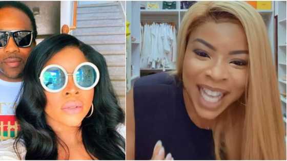 Laura Ikeji publicly drags blogger for allegedly trying to steal her husband