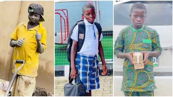 "He's now in school": Kid labourer who wept at construction site gets help, starts school in new video