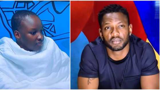 BBNaija: Cross disappointed in Saskay after confessing she likes Jaypaul, says she’s manipulative