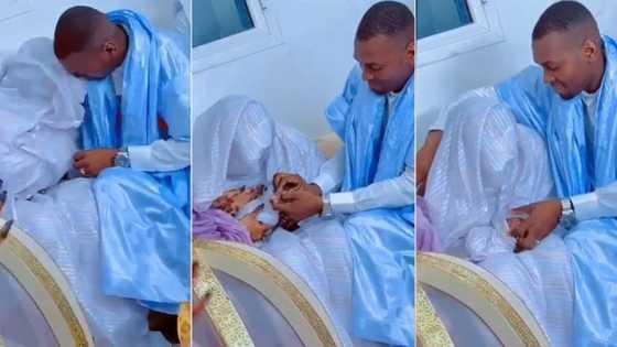 "It's not normal": Bride refuses to accept wedding ring from husband, video causes buzz online