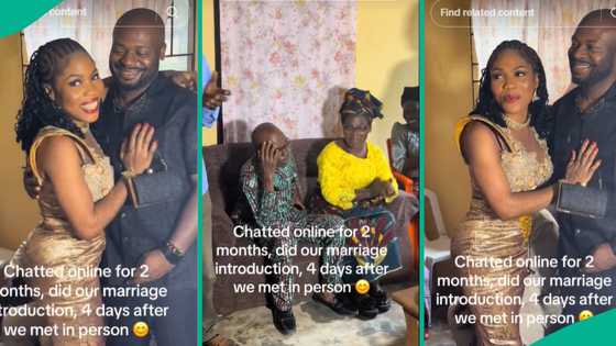 Lady does marriage introduction with man she met online after chatting for 2 months