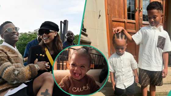 Wizkid’s partner Jada P shares photos of her and singer’s children holidaying in Jamaica