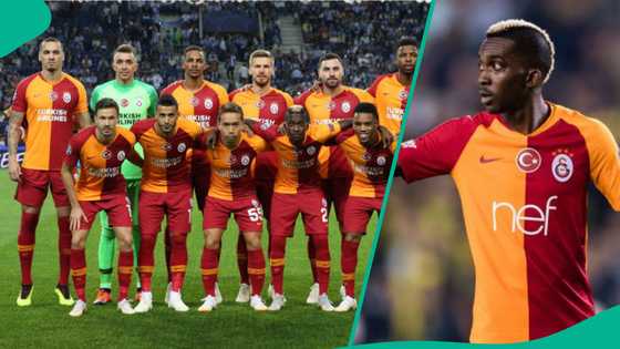 Ex-Galatasaray striker pulls up with 9 soldiers to play street football in Surulere, video