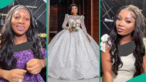 Lady who was told that no man will marry her because of her stature ties knot in grand style