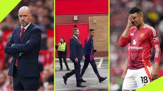 Manchester United respond to claims Casemiro left Old Trafford at halftime