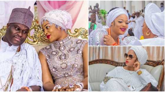 Lovely photos of Ooni of Ife’s young queen, Olori Naomi as king’s sister celebrates her on birthday