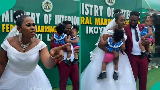 Video: Woman emotionally reacts as man marries her after 13 years of relationship, he responds